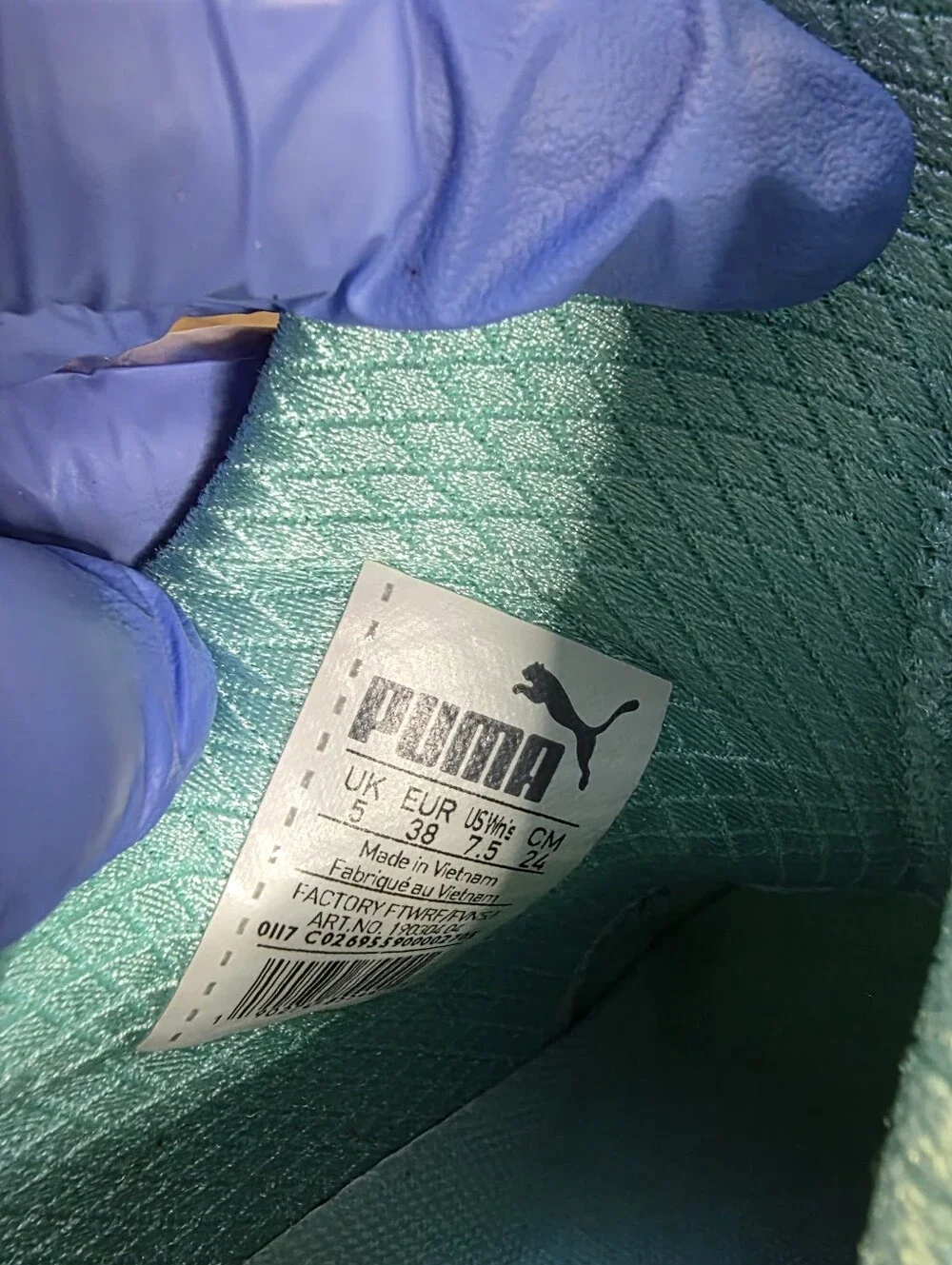 Puma tread remains